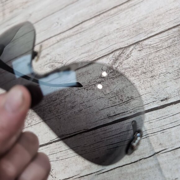 Versace MOD. 2113-B Black Shield Sunglasses 1009/11 – Women’s Oversized - Picture 12 of 14